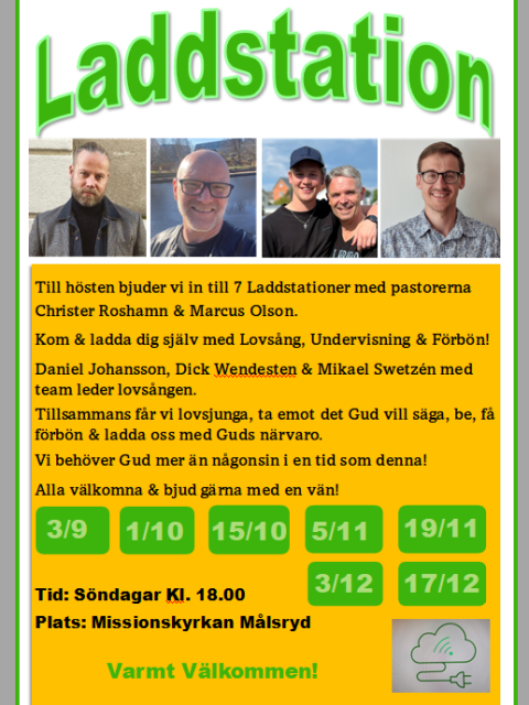 Laddstation 15 oktober med Marcus Olson